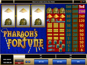 Pharaoh’s Fortune screenshot